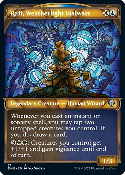 Raff, Weatherlight Stalwart (Showcase) (Dominaria United) Near Mint Foil