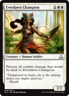Everdawn Champion (Rivals of Ixalan) Medium Play