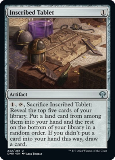 Inscribed Tablet (Dominaria United) Near Mint Foil