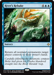 River's Rebuke (Ixalan) Near Mint Foil