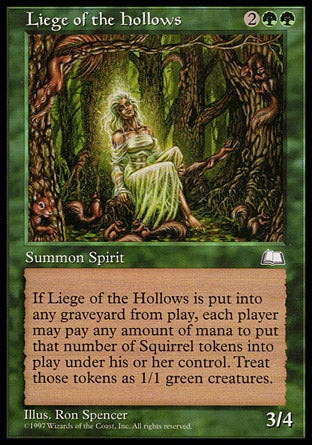 Liege of the Hollows (Weatherlight) Medium Play