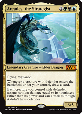 Arcades, the Strategist (Magic 2019 Core Set) Near Mint