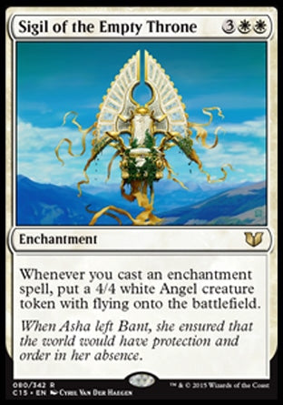 Sigil of the Empty Throne (Commander 2015) Light Play
