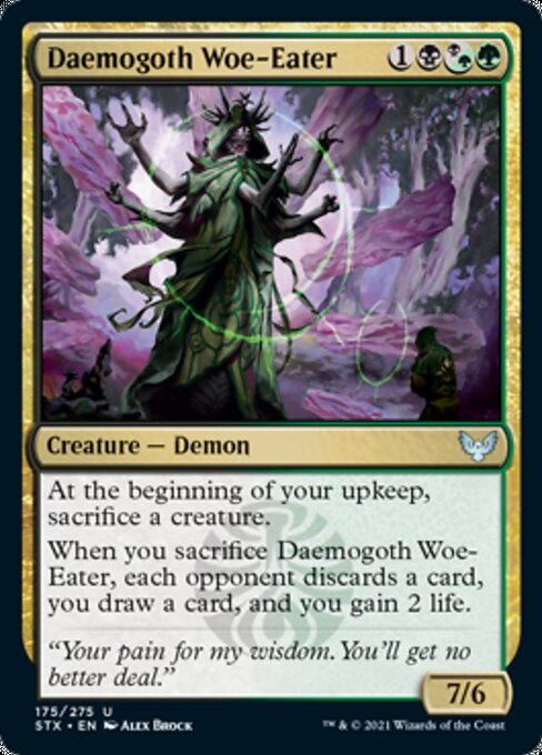 Daemogoth Woe-Eater (Strixhaven) Near Mint Foil