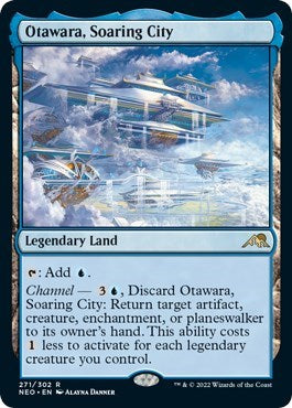 Otawara, Soaring City (Kamigawa: Neon Dynasty) Near Mint Foil