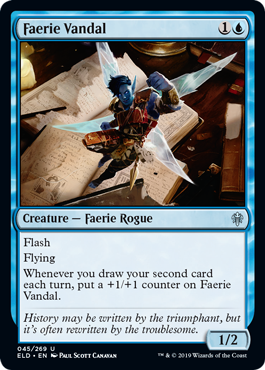 Faerie Vandal (Throne of Eldraine) Near Mint
