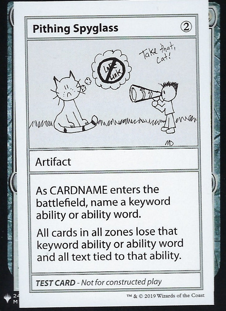 Pithing Spyglass (Mystery Booster Test Print) Near Mint