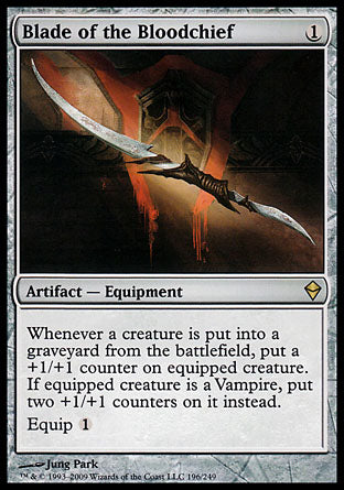 Blade of the Bloodchief (Zendikar) Light Play