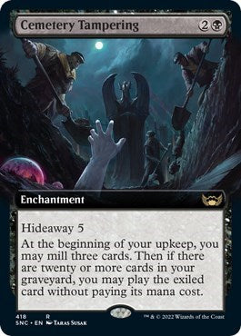 Cemetery Tampering (Extended Art) (Streets of New Capenna) Near Mint Foil