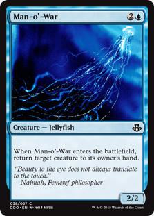 Man-o'-War (Duel Decks: Kiora vs Elspeth) Medium Play