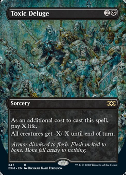 Toxic Deluge (Borderless) (Double Masters) Near Mint