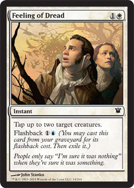 Feeling of Dread (Innistrad) Near Mint Foil