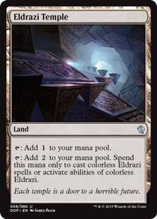 Eldrazi Temple (Duel Decks: Zendikar vs Eldrazi) Light Play