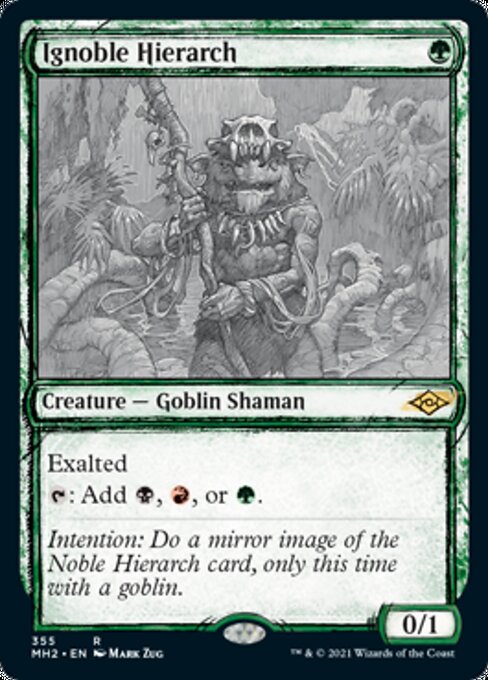 Ignoble Hierarch (Showcase) (Modern Horizons 2) Near Mint