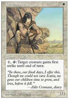 Icatian Scout (5th Edition) Near Mint