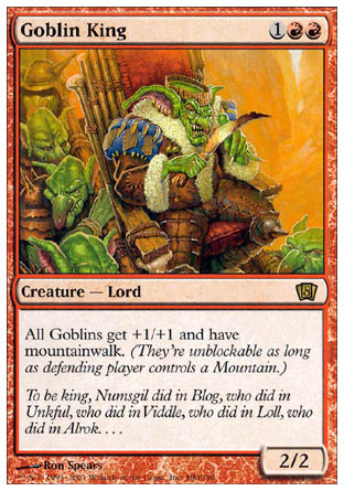 Goblin King (8th Edition) Light Play
