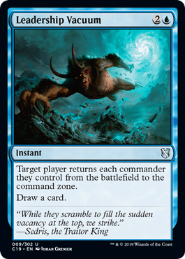 Leadership Vacuum (Commander 2019) Near Mint