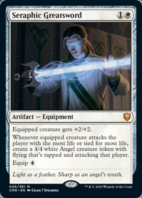 Seraphic Greatsword (Commander Legends) Light Play