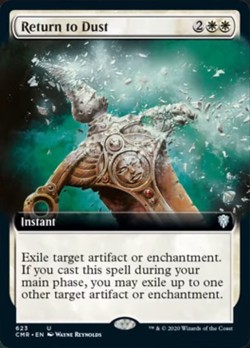 Return to Dust (Extended Art) (Commander Legends) Near Mint Foil