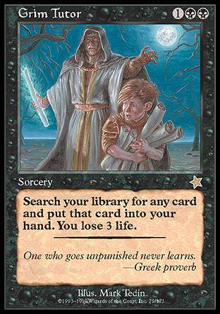 Grim Tutor (Starter 1999) Near Mint