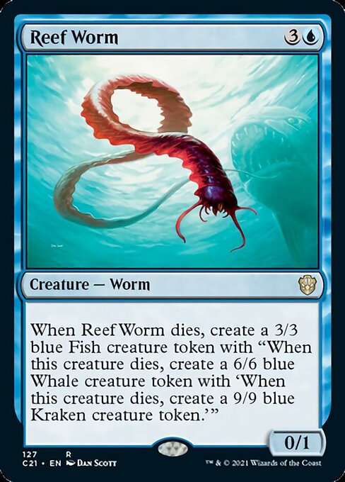 Reef Worm (Commander 2021 Strixhaven) Near Mint