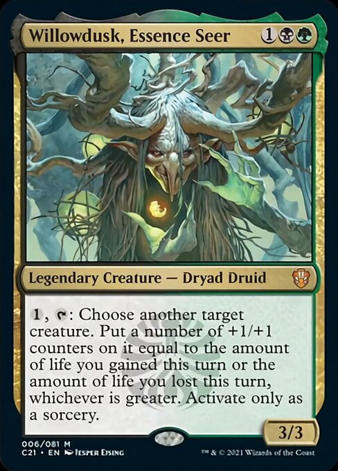 Willowdusk, Essence Seer (Commander 2021 Strixhaven) Near Mint Foil