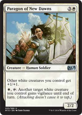 Paragon of New Dawns (Magic 2015 Core Set) Near Mint Foil