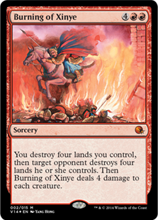 Burning of Xinye (From the Vault: Annihilation) Near Mint Foil