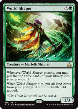 World Shaper (Rivals of Ixalan) Medium Play Foil