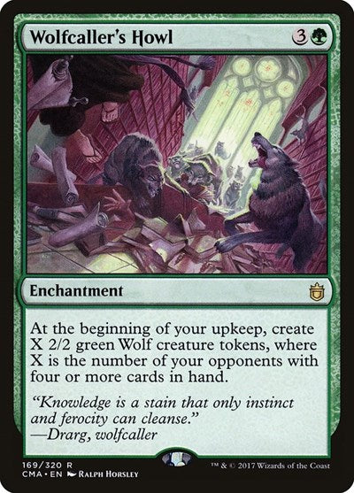 Wolfcaller's Howl (Commander Anthology) Light Play