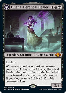 Liliana, Heretical Healer (Commander Collection: Black) Near Mint Foil