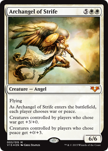 Archangel of Strife (From the Vault: Angels) Near Mint Foil