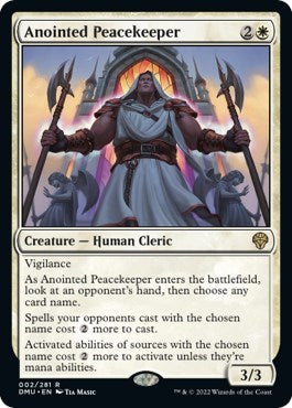 Anointed Peacekeeper (Dominaria United) Near Mint