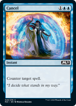 Cancel (Magic 2021 Core Set) Near Mint