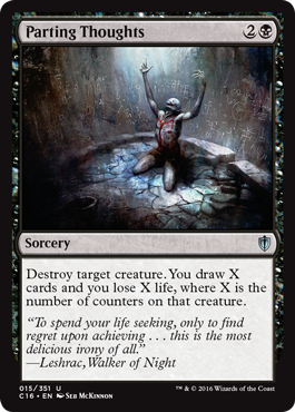 Parting Thoughts (Commander 2016 Edition) Near Mint