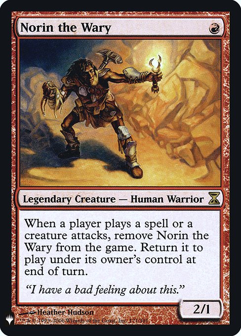 Norin the Wary (Mystery Booster Retail Edition Foils) Near Mint Foil