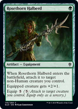 Rosethorn Halberd (Throne of Eldraine) Near Mint