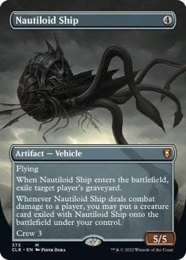 Nautiloid Ship (Borderless) (Commander Legends: Battle for Baldur's Gate) Near Mint