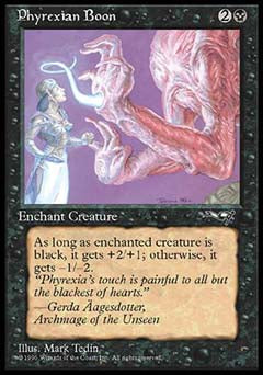 Phyrexian Boon (2) (Alliances) Medium Play