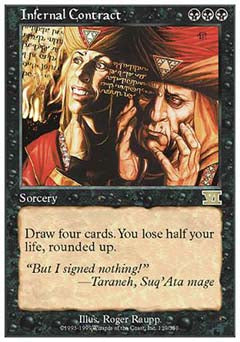 Infernal Contract (Classic 6th Edition) Medium Play