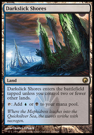 Darkslick Shores (Scars of Mirrodin) Heavy Play