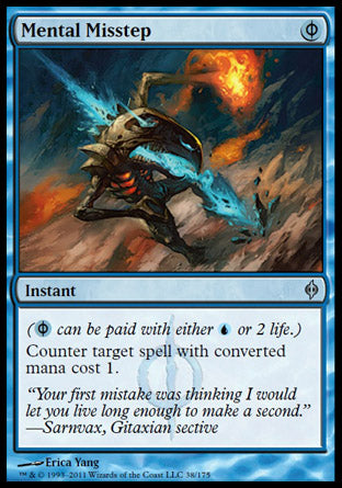 Mental Misstep (New Phyrexia) Light Play