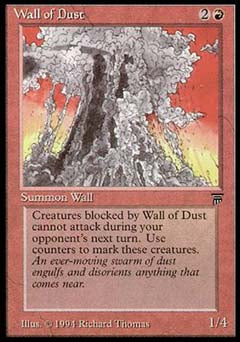Wall of Dust (Legends) Medium Play