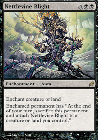 Nettlevine Blight (Lorwyn) Medium Play Foil