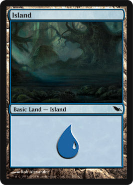 Island (289) (Shadowmoor) Medium Play Foil