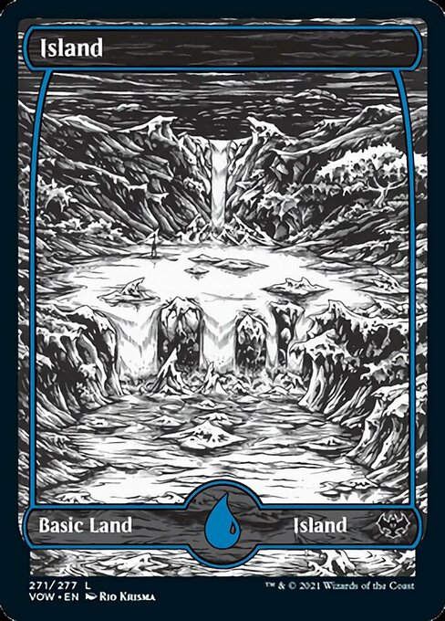 Island (271) (Innistrad: Crimson Vow) Near Mint Foil