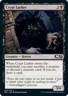 Crypt Lurker (Magic 2021 Core Set) Near Mint