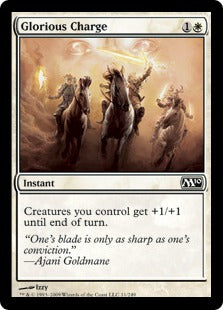 Glorious Charge (Magic 2010 Core Set) Medium Play