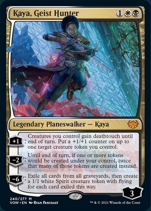 Kaya, Geist Hunter (Innistrad: Crimson Vow) Near Mint Foil
