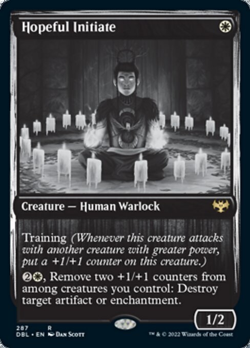Hopeful Initiate (Innistrad: Double Feature) Near Mint Foil